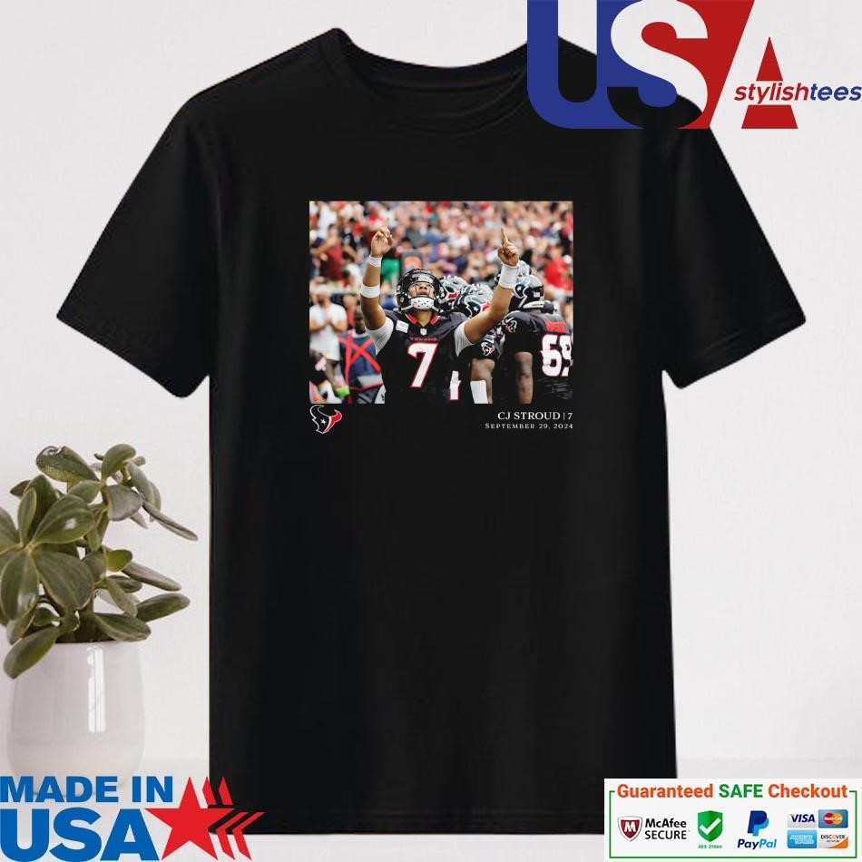 Official CJ Stroud Houston Texans September 29, 2024 T-shirt