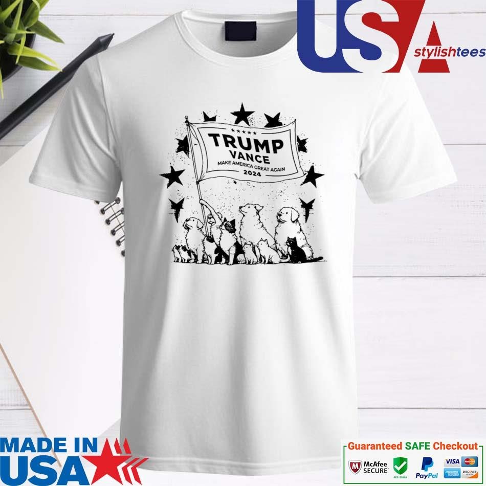 Official Cats And Dogs For Trump Vance 2024 T-shirt