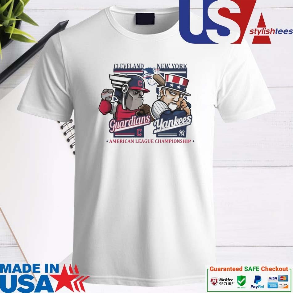 Official Cleveland Guardians Vs New York Yankees American League Championship Mascot 2024 Shirt