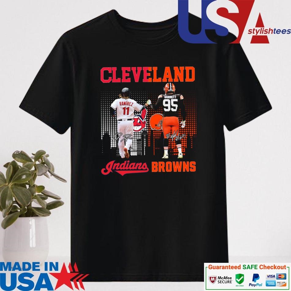 Official Cleveland Team Guardians Ramirez Browns Garrett Signatures Shirt