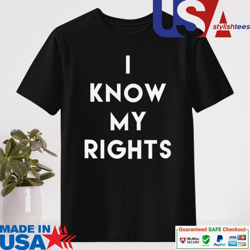 Official Colin Kaepernick And Nessa Diab I Know My Rights T-shirt