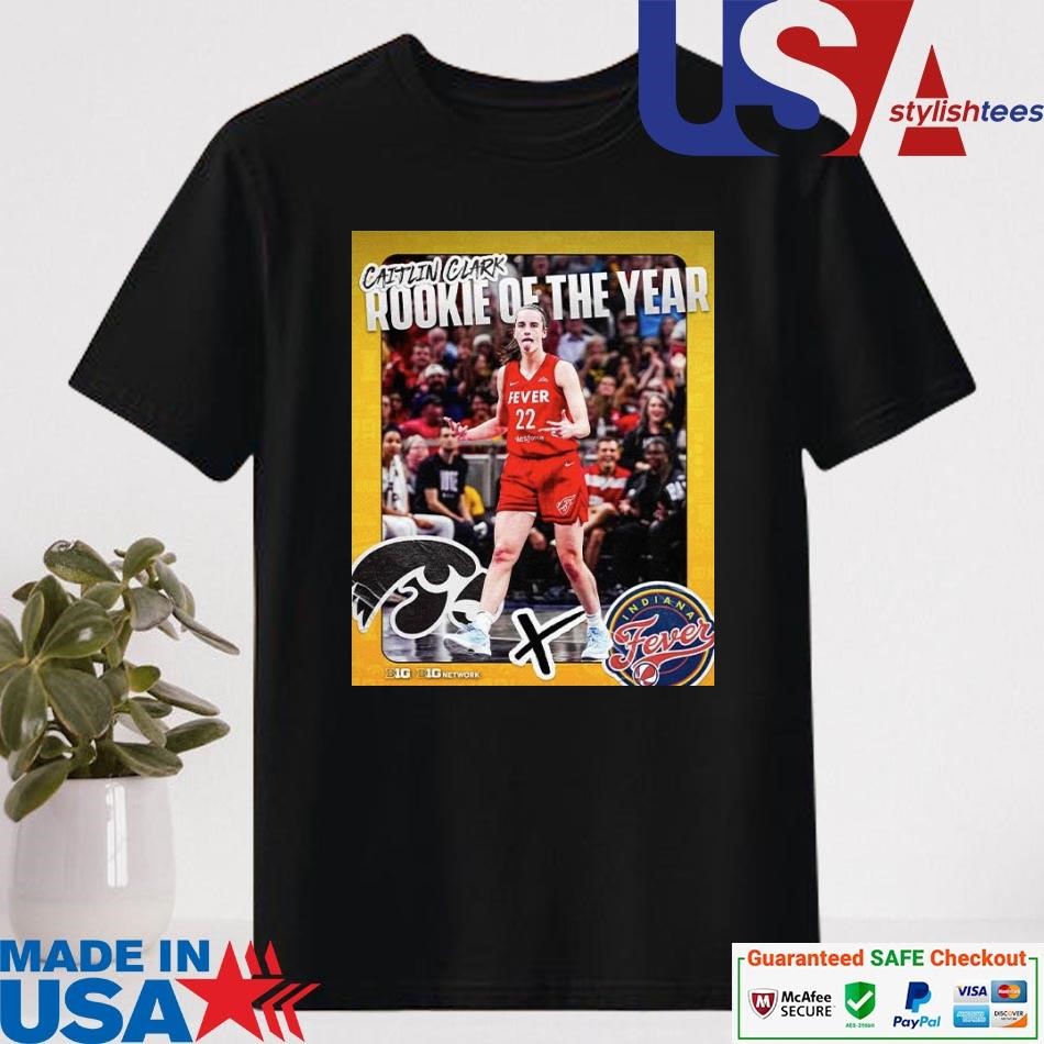 Official Congrats To Caitlin Clark Indiana 2024 WNBA Rookie Of The Year Shirt