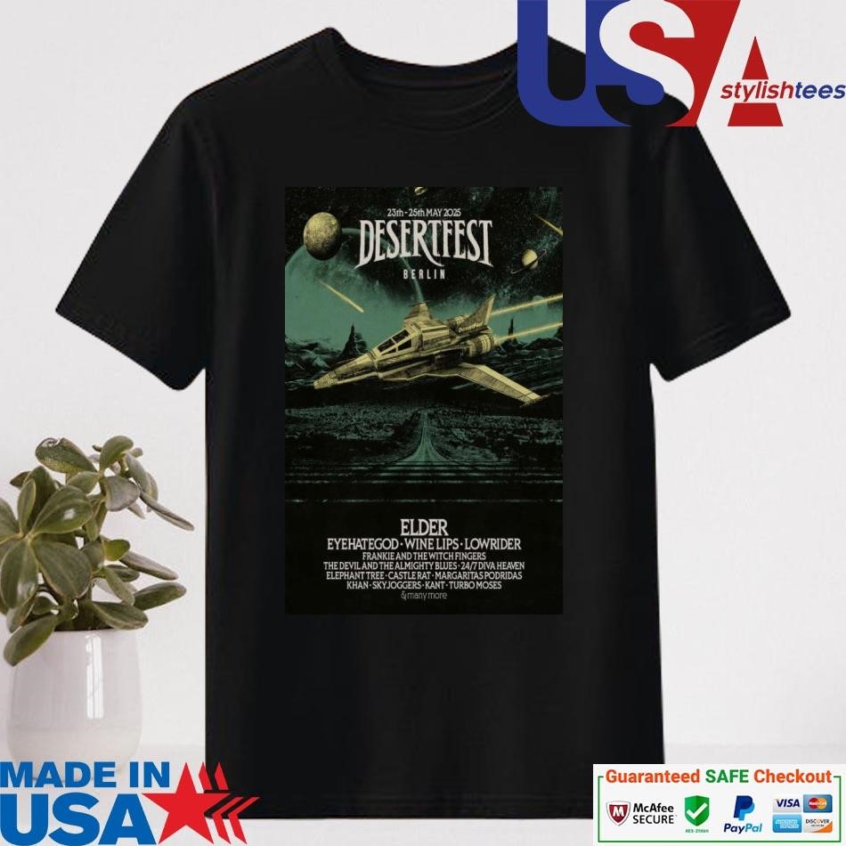 Official Desertfest At Columbiahalle In Berlin On May 23-25 2025 Shirt