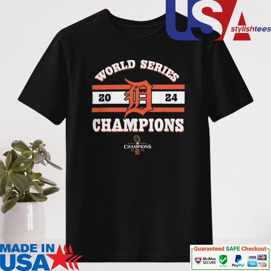 Official Detroit Tigers 2024 World Series Champions Shirt