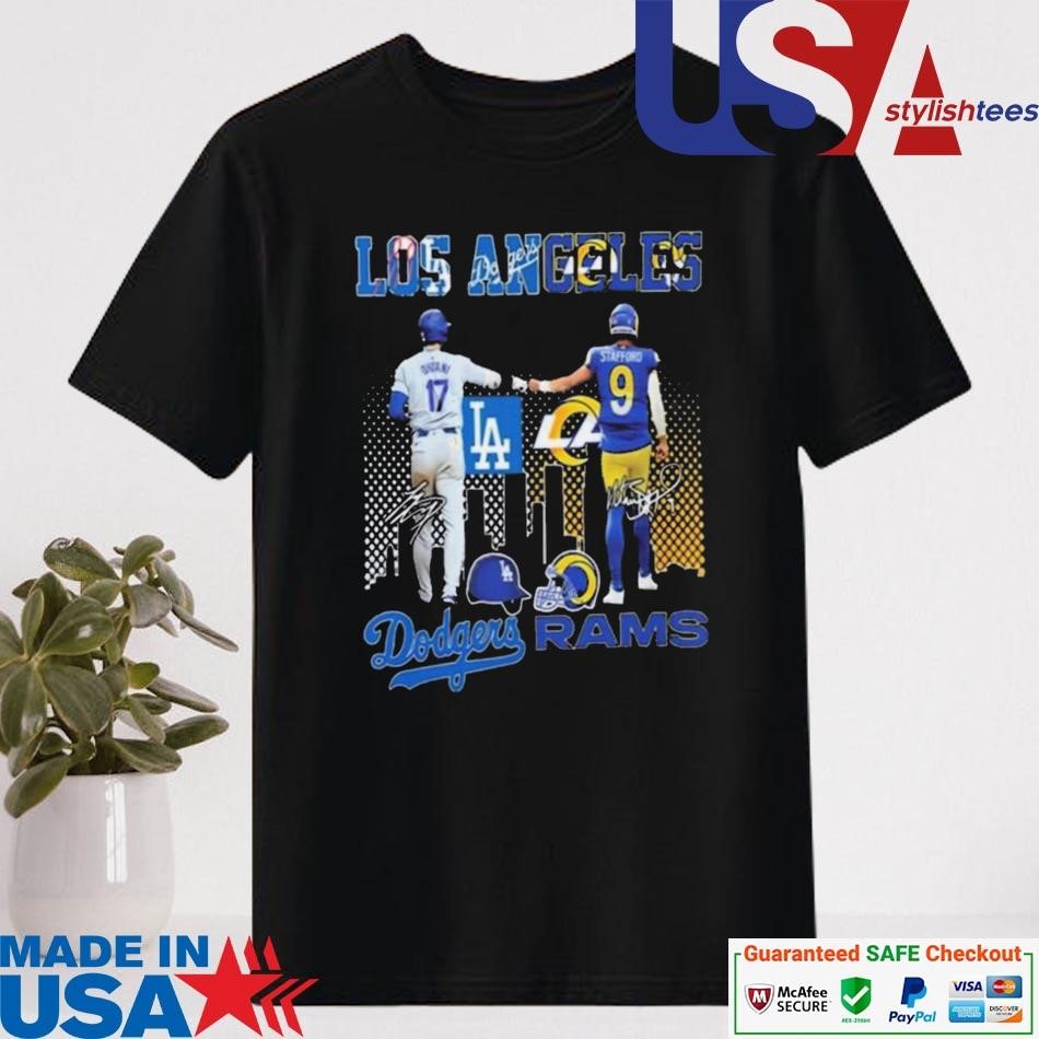 Official Dodgers Shohei Ohtani Rams Matthew Stafford Shirt