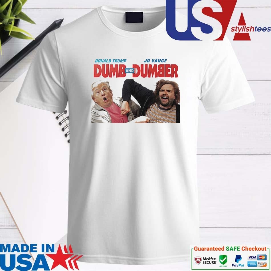 Official Donald Trump JD Vance Dumb And Dumber T-shirt