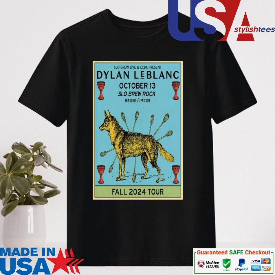 Official Dylan Leblanc SLO Brew Rock San Luis Obispo, CA Oct 13 2024 Tour Shirt