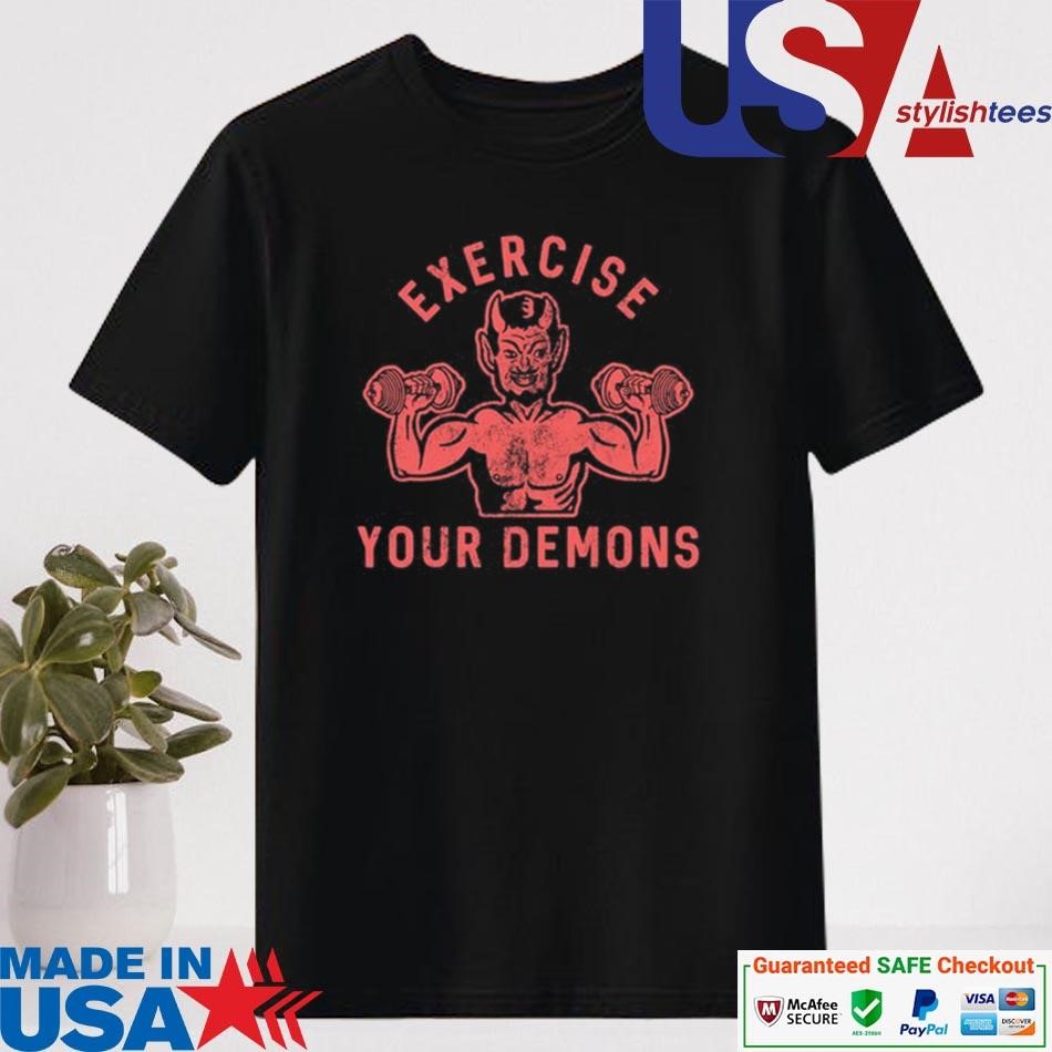 Official Ethan Buck Wearing Exercise Your Demons Devil Shirt