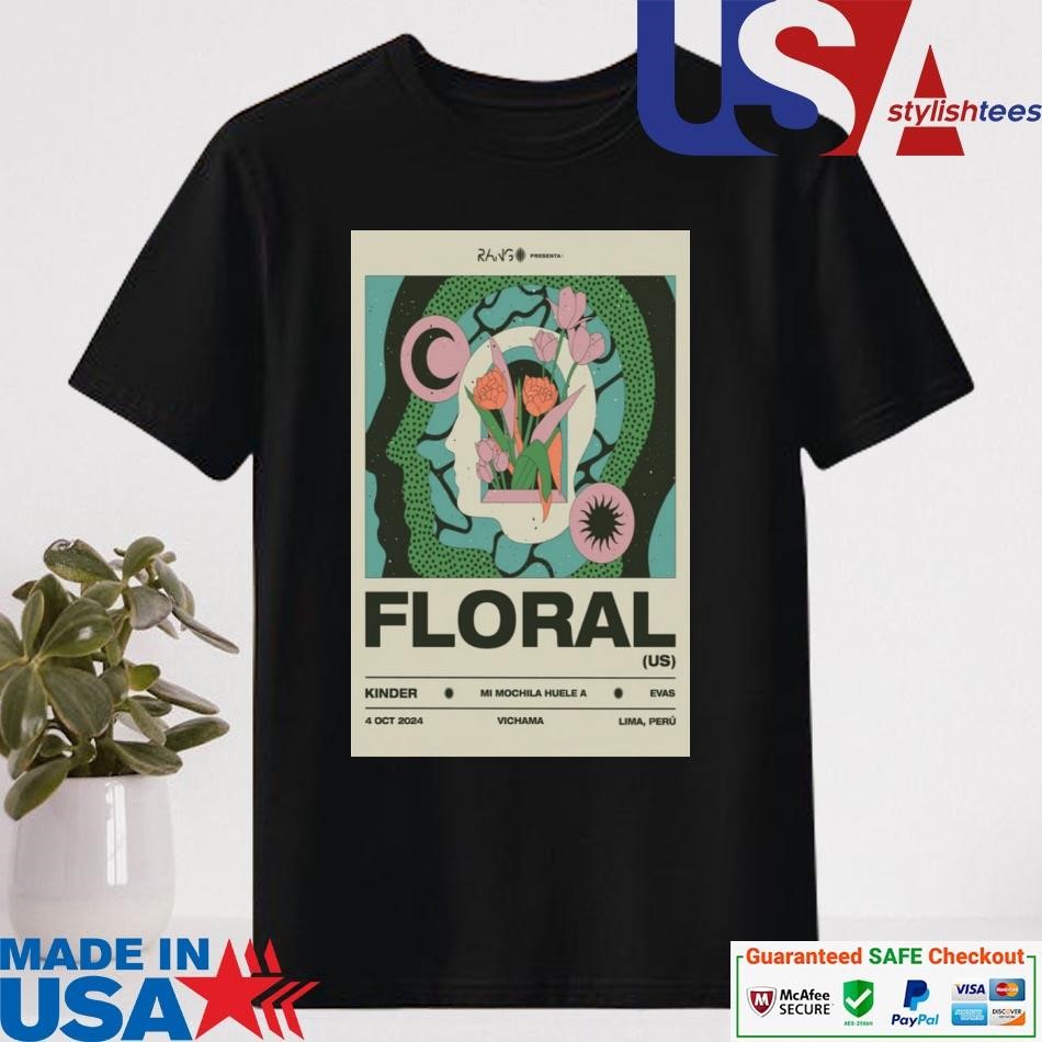 Official Floral The Band Oct 4 2024 At Lima, Peru, Vichama Conciertos Concert Tour Shirt