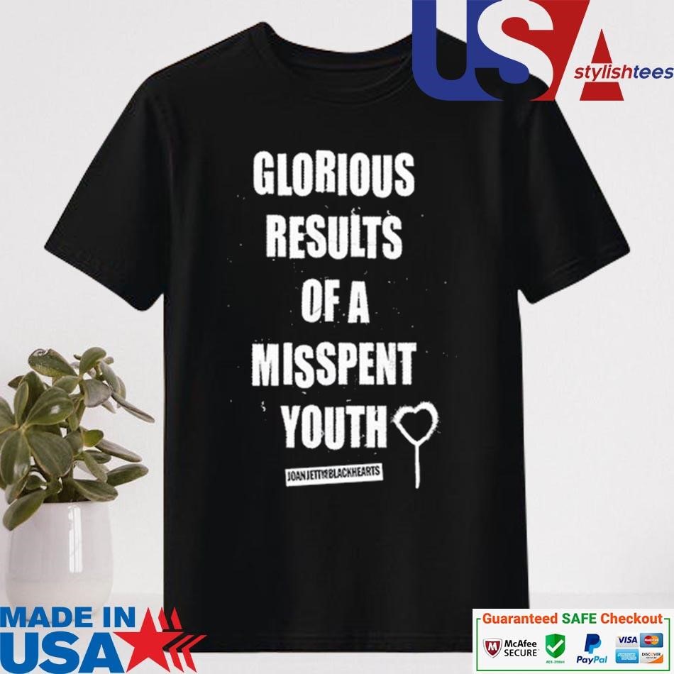 Official Glorious Results Of A Misspent Youth T-shirt