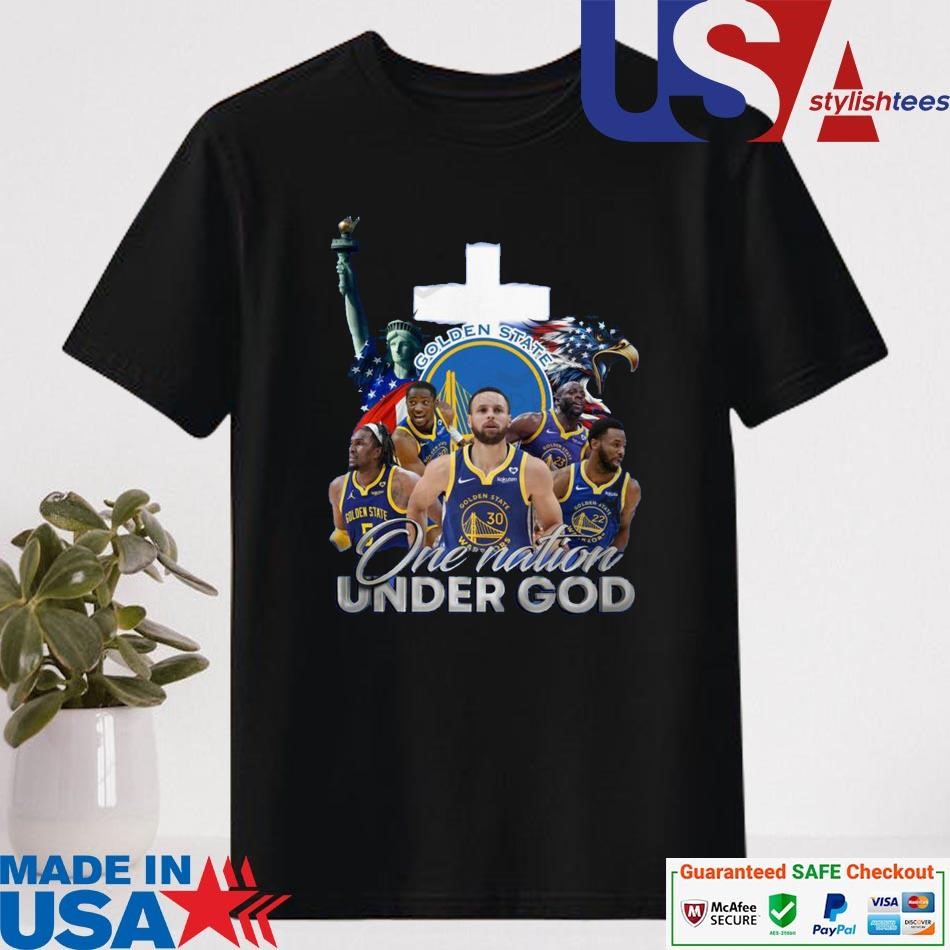 Official Golden State Warriors One Nation Under God T-shirt