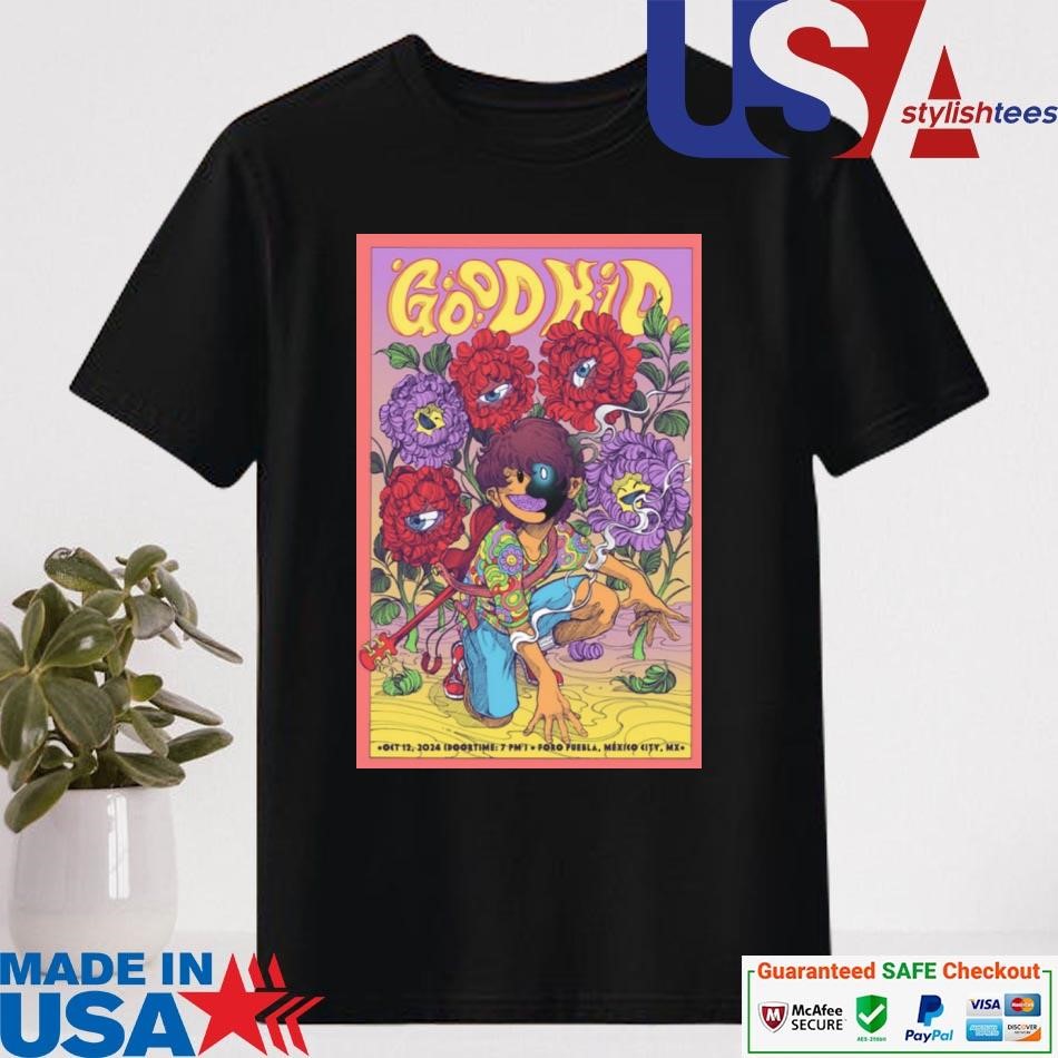 Official Good Kid October 12, 2024 Foro Puebla Mexico City Tour Shirt