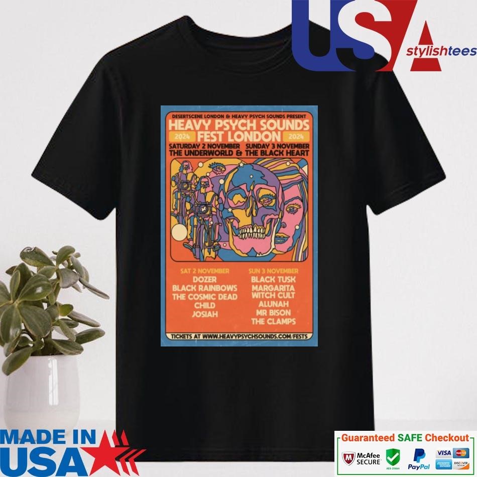 Official Heavy Psych Sounds Fest London The Under World Nov 2 2024 Shirt