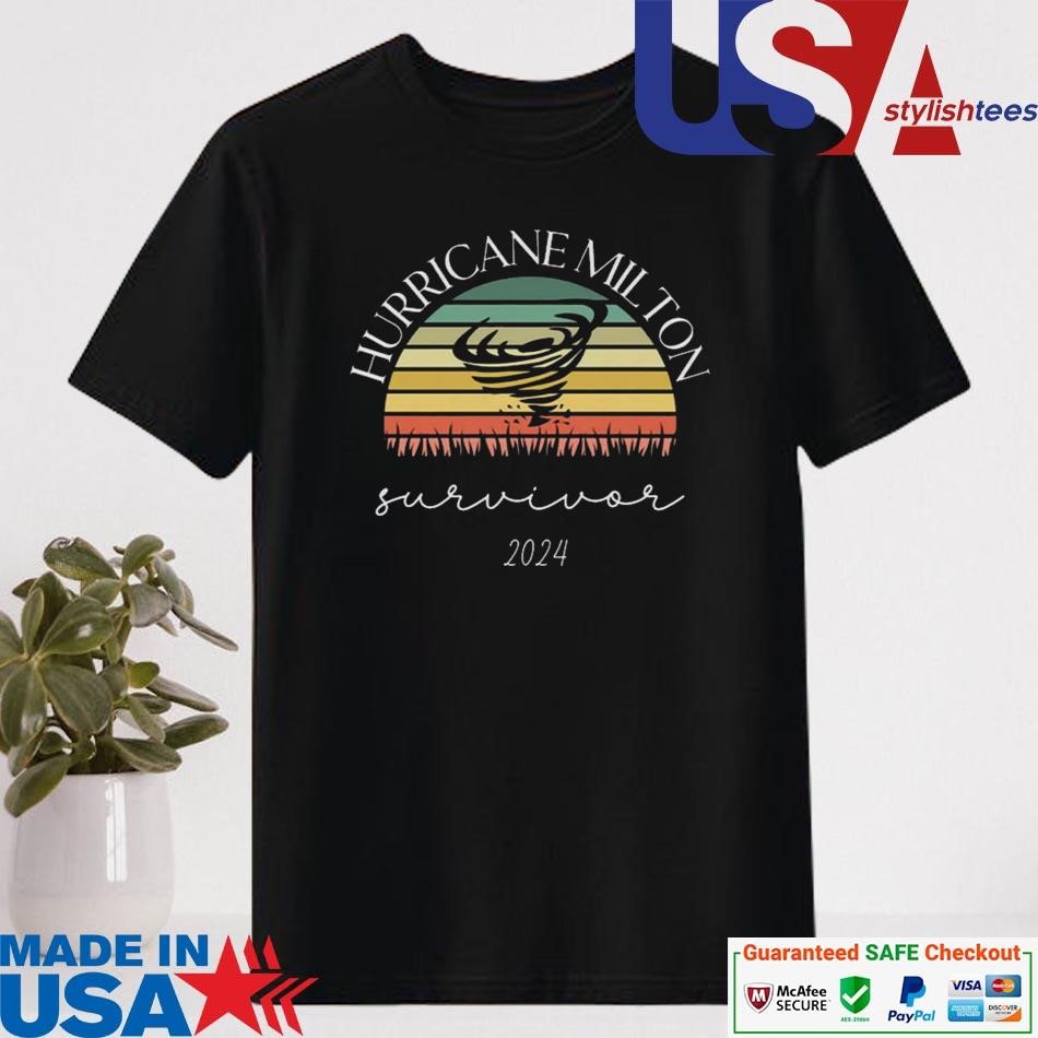 Official Hurricane Milton Survivor 2024 Vintage Shirt