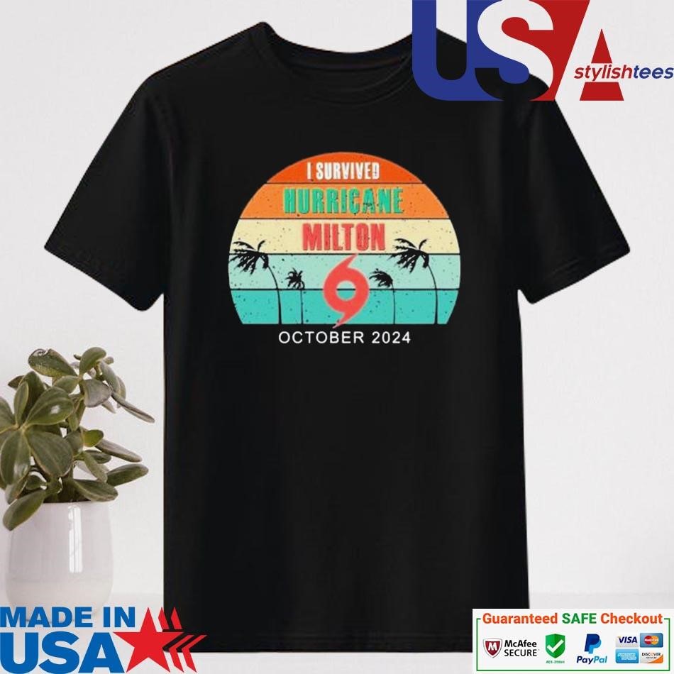 Official I Survived Hurricane Hurricane Milton 2024 Hurricane Milton 2024 Power Shirt