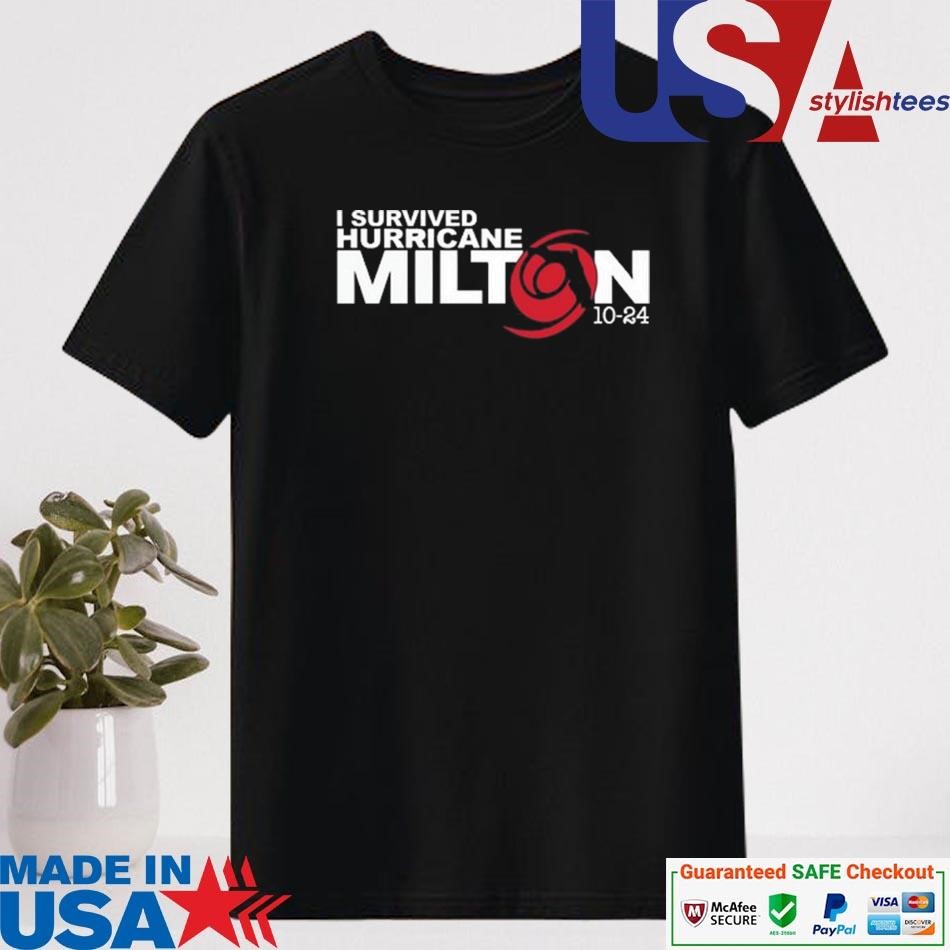 Official I Survived Hurricane Milton Florida 2024 Shirt