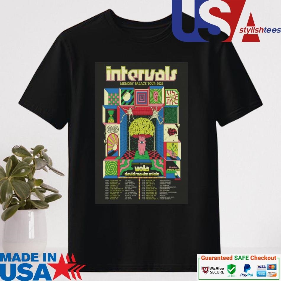 Official Intervals Memory Palace 2025 Show Shirt