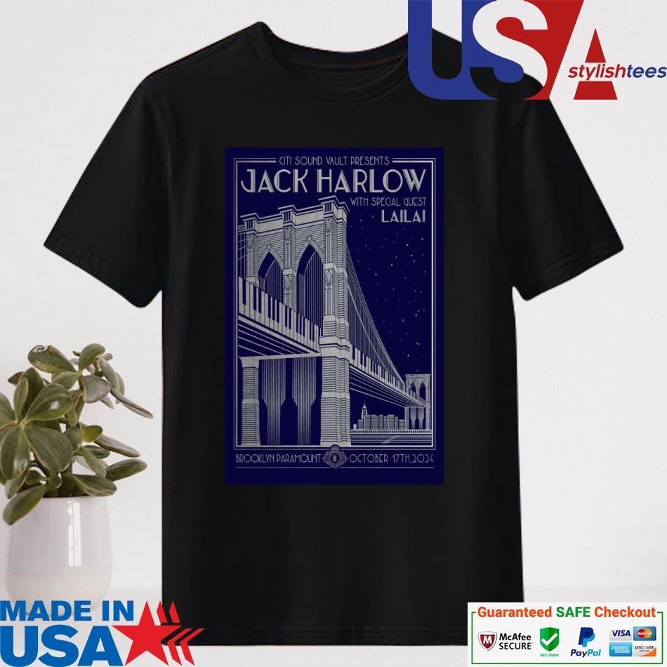 Official Jack Harlow Brooklyn Paramount Brooklyn NY Oct 17 2024 Shirt