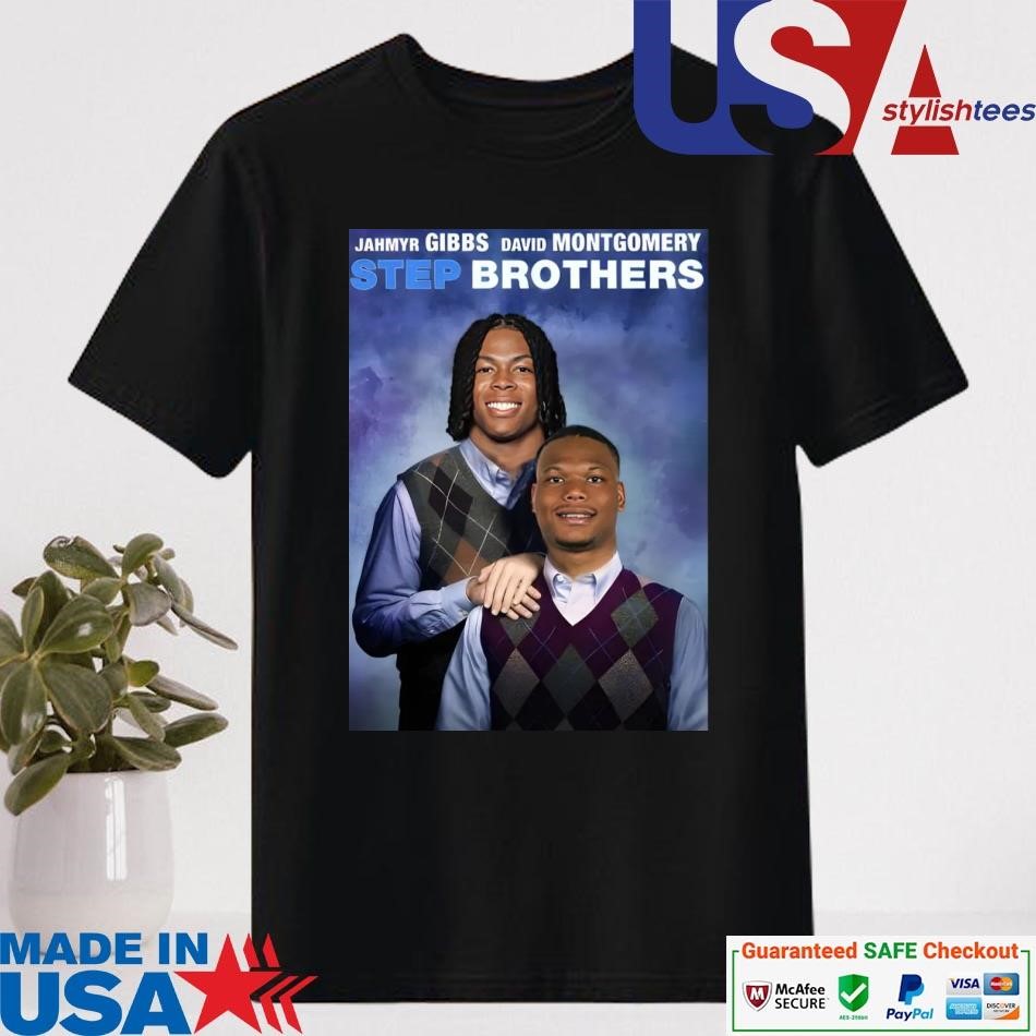 Official Jahmyr Gibbs David Montgomery Step Brothers Shirt