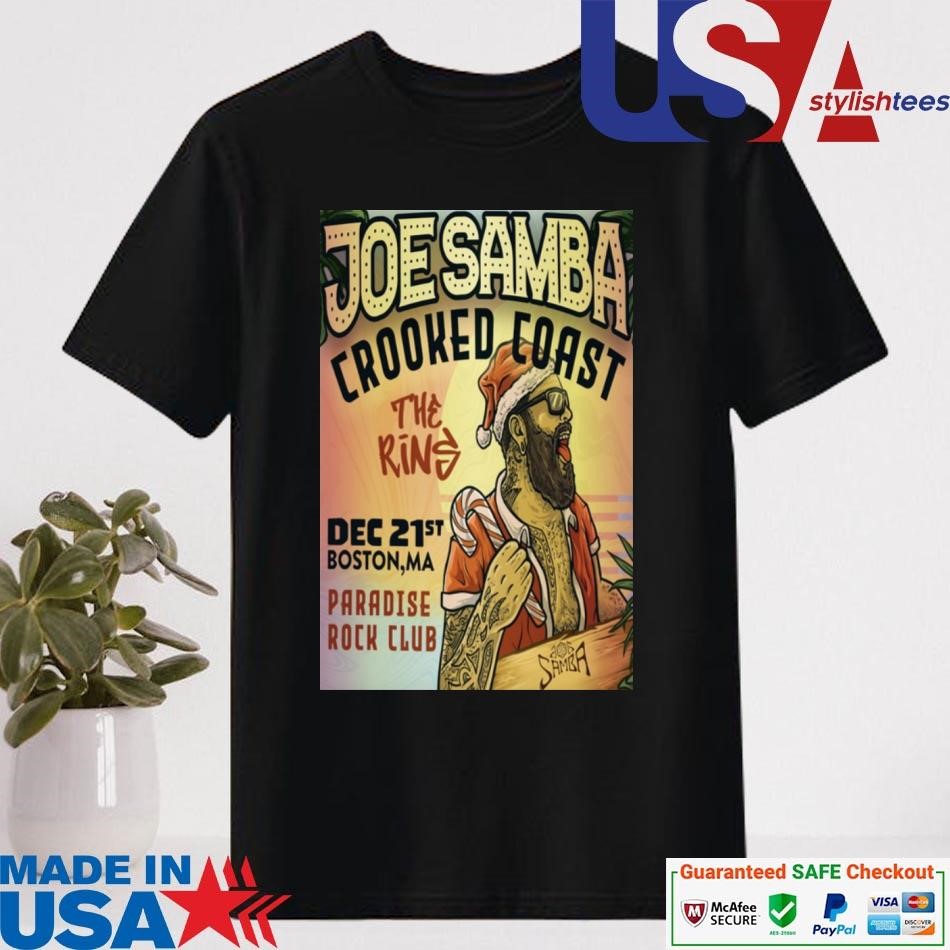 Official Joe Samba In Boston MA Paradise Rock Club Dec 21 2024 Tour Shirt