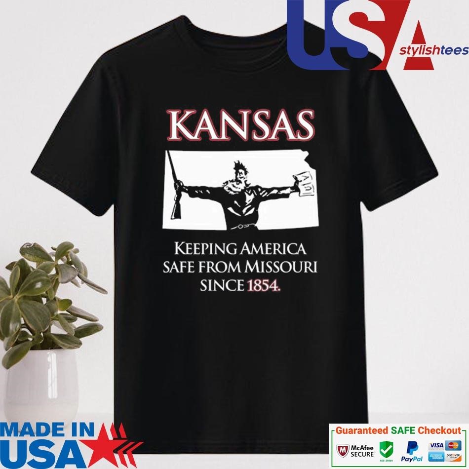 Official Kansas Keeping America Safe From Missouri Since 1854 Shirt