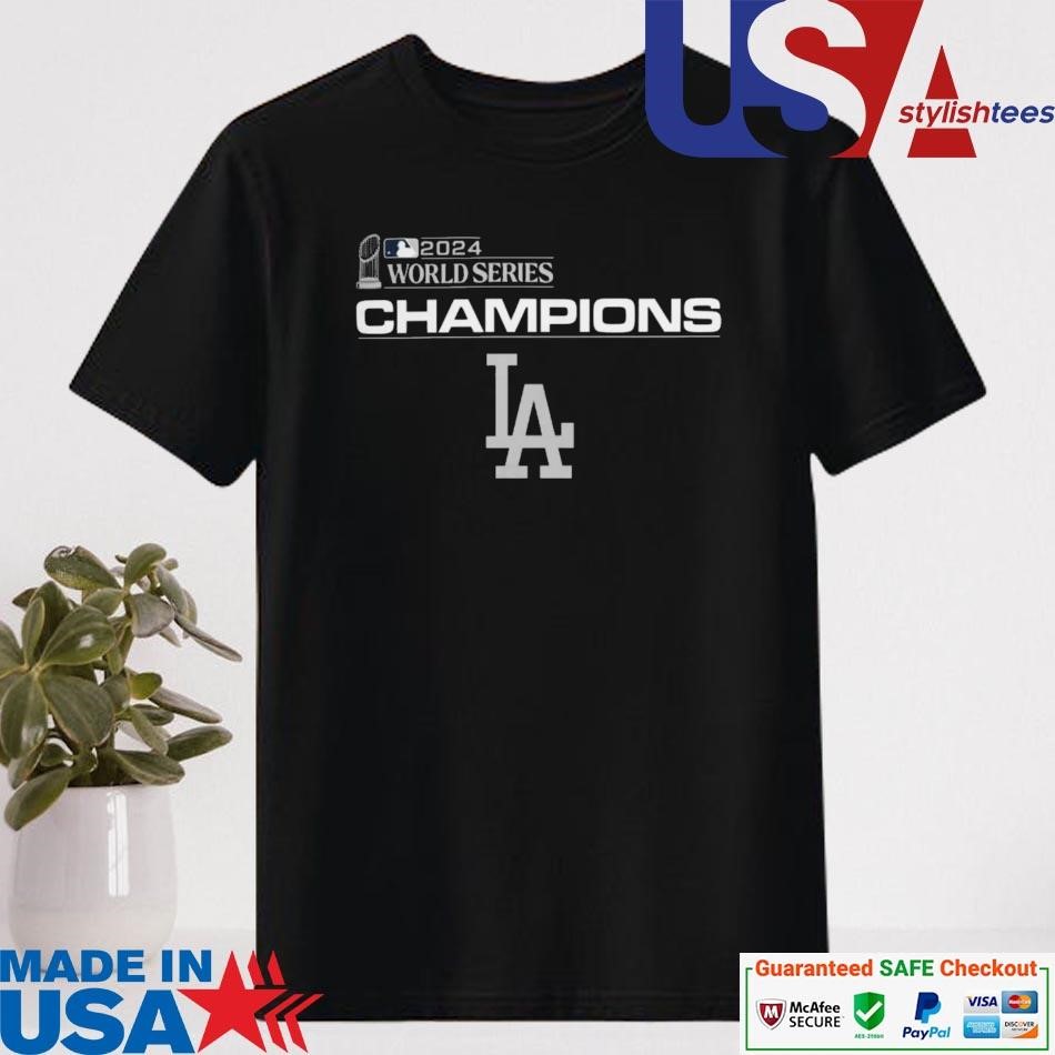 Official Los Angeles Dodgers 2024 World Series Champions Trophy Shirt