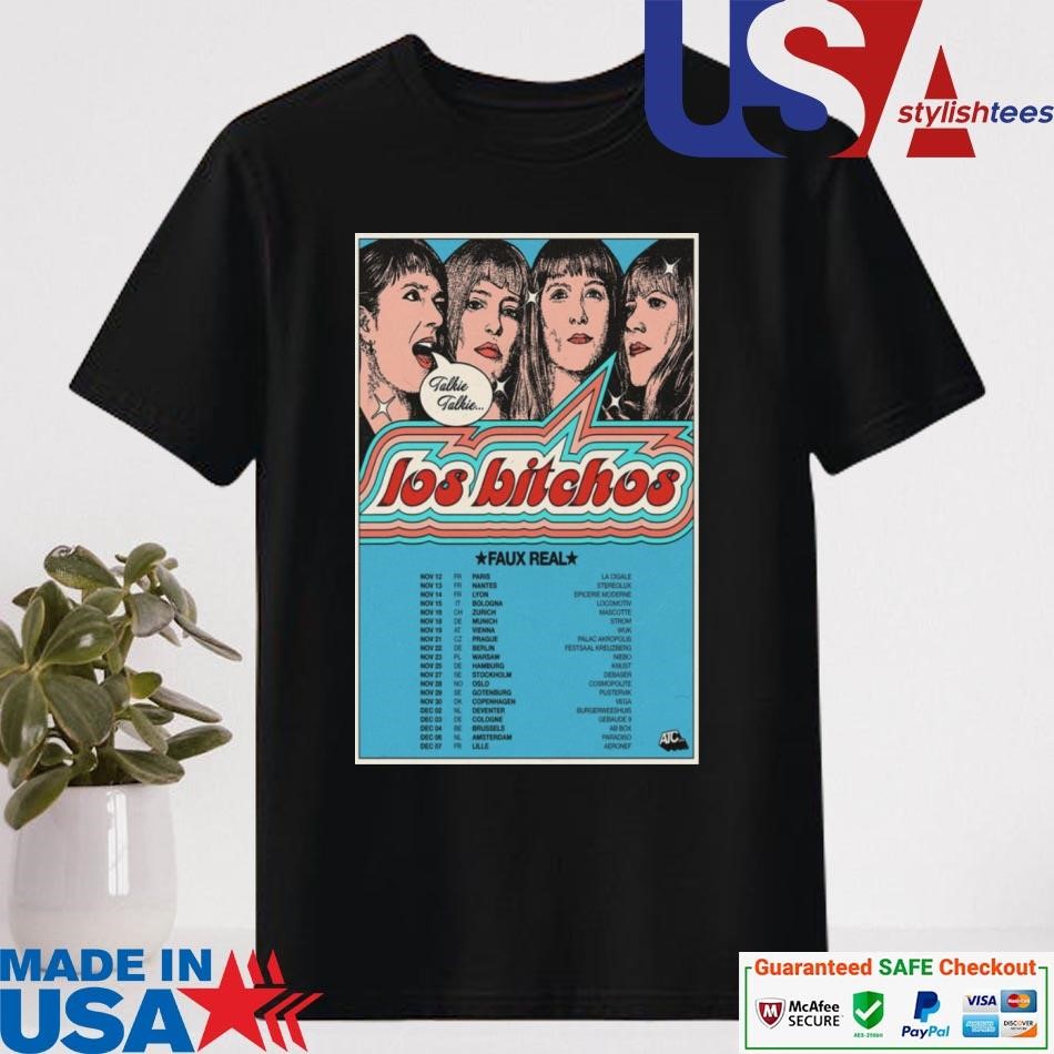 Official Los Bitchos EU & UK November & December 2024 Shirt