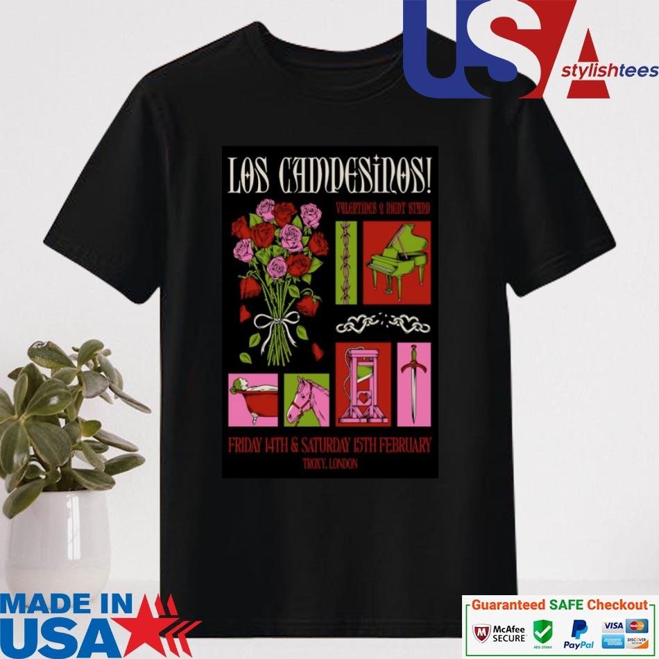 Official Los Campesinos Troxy In London Uk On Feb 15 2025 Tour Shirt