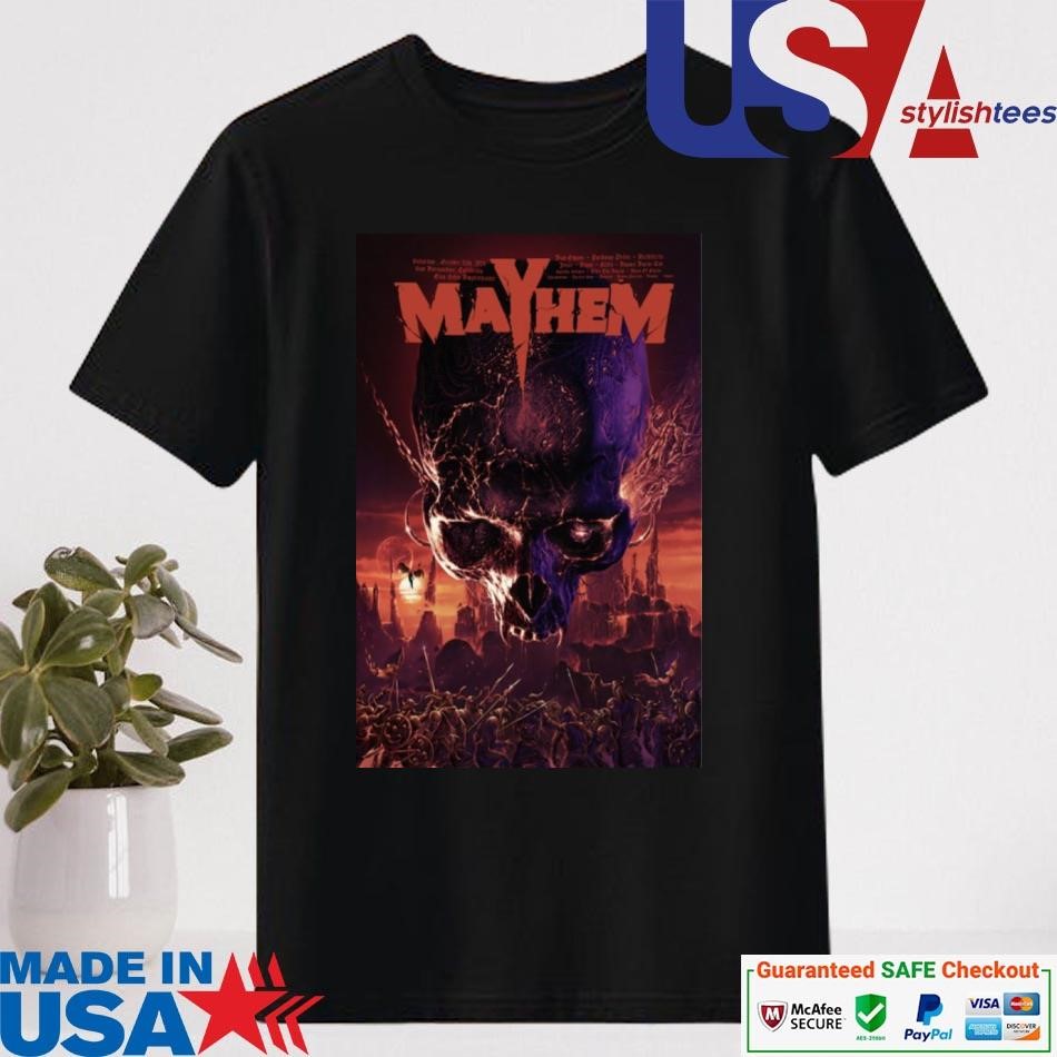 Official Mayhem Festival In San Bernardino, CA Oct 12 2024 Tour Shirt