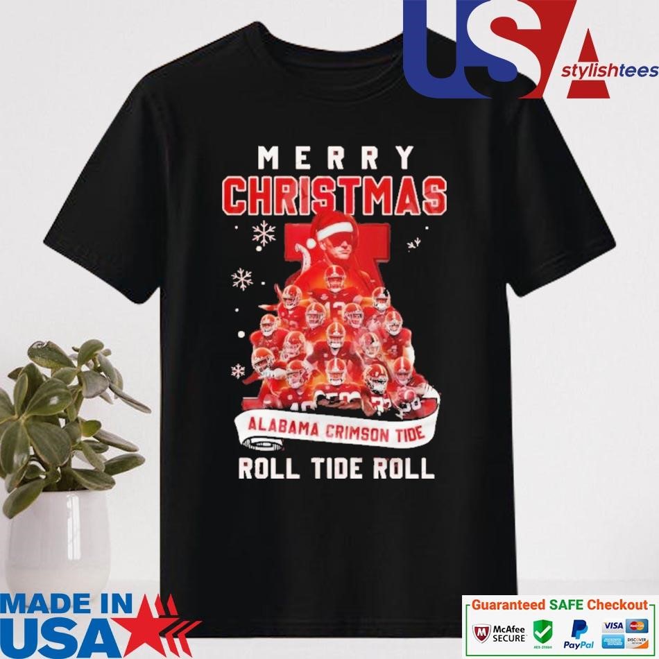 Official Merry Christmas Alabama Crimson Tide Roll Tide Roll Shirt