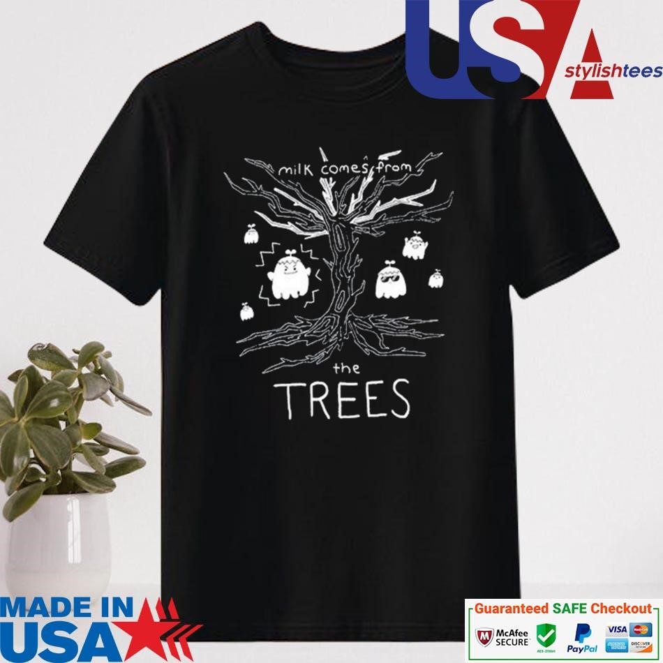 Official Milk Comes From The Trees Ghost Shirt