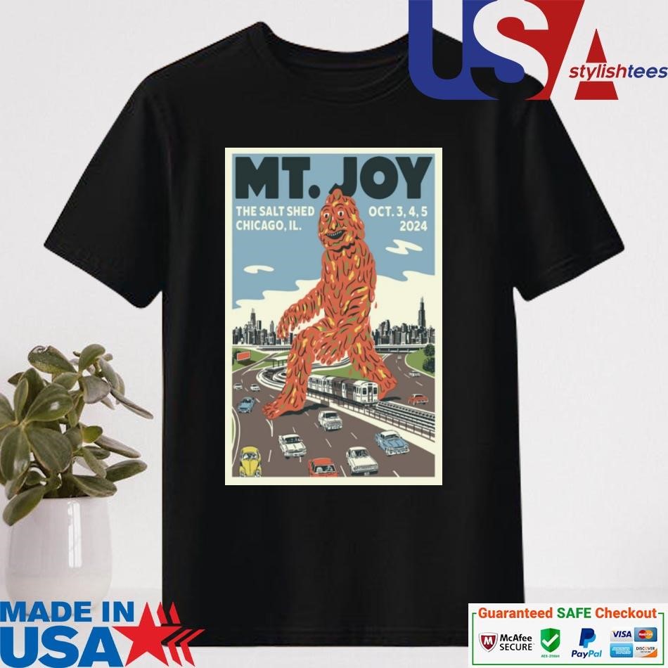 Official Mt. Joy Band In The Salt Shed, Chicago IL On Oct 3-5 2024 Concert T-shirt