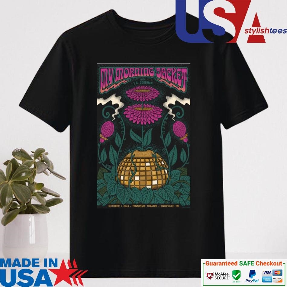 Official My Morning Jacket Oct 01 2024 The Tennessee Theatre in Knoxville, TN Show T-shirt