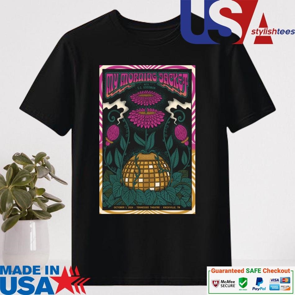 Official My Morning Jacket x S.G. Goodman October 1 2024 Live At Tennessee Theatre, Knoxville, TN Band Tour T-shirt