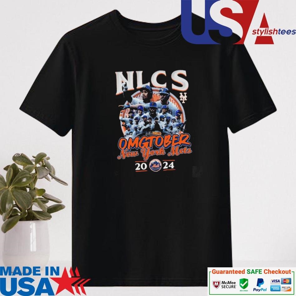 Official NLCS 2024 OMGTOBER New York Mets Team Shirt