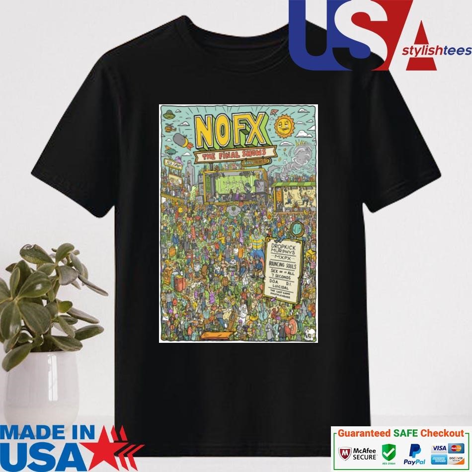 Official NOFX The Final Shows OCT 4th 2024 Event Shirt