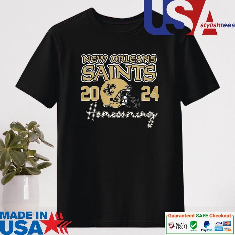 Official New Orleans Saints Football Homecoming 2024 Shirt