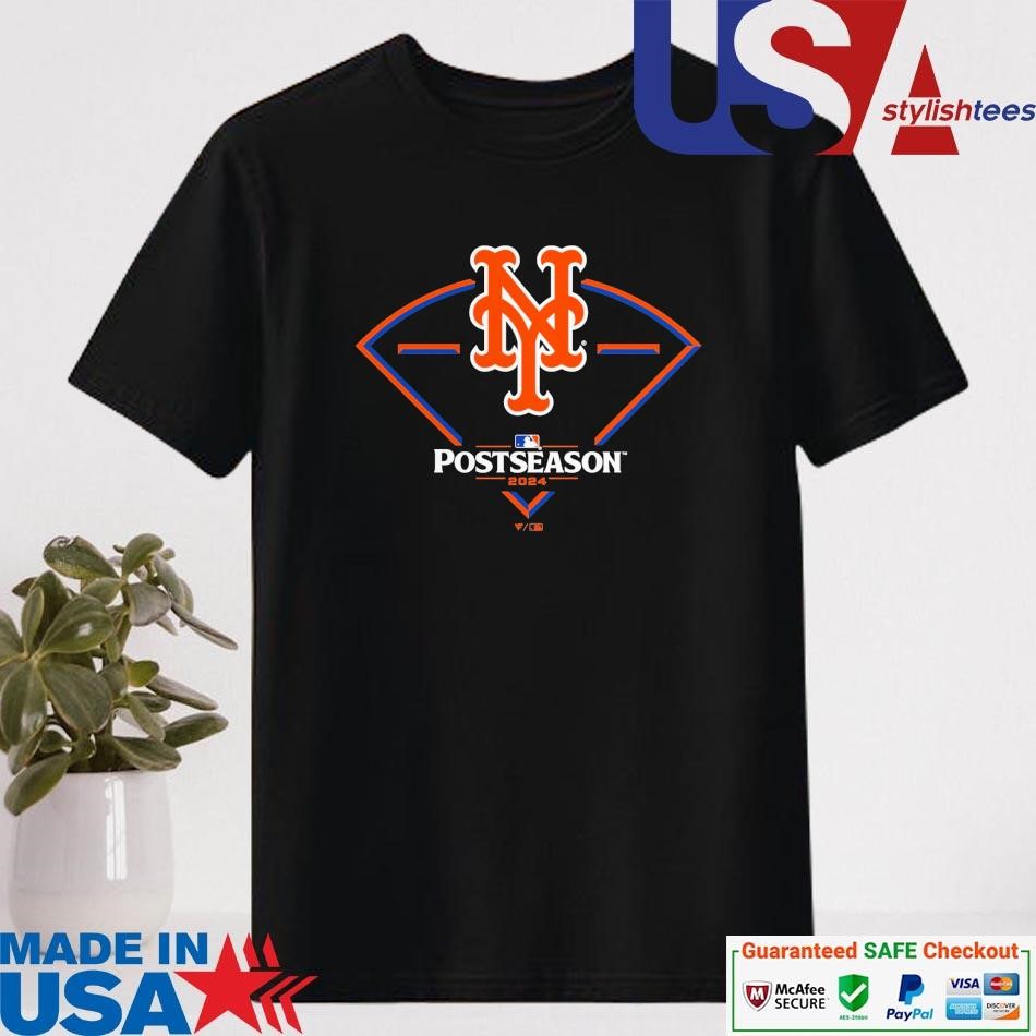 Official New York Mets 2024 MLB Postseason Around The Horn T-shirt