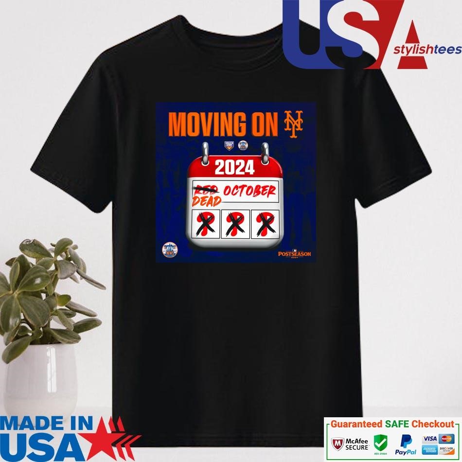 Official New York Mets Moving On Red October Dead October Shirt