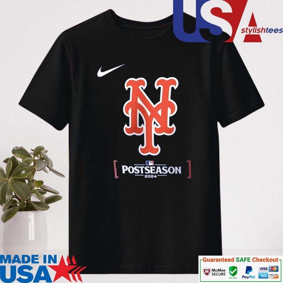 Official New York Mets Nike 2024 MLB Postseason Authentic Collection Legend T-shirt