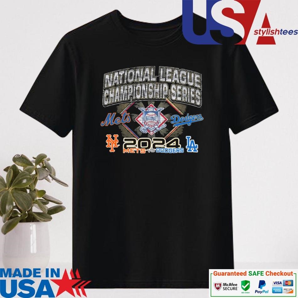 Official New York Mets Vs Los Angeles Dodgers 2024 NLCS Matchup Franklin Shirt