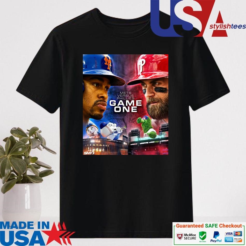 Official New York Mets Vs Philadelphia Phillies 2024 Game One Shirt