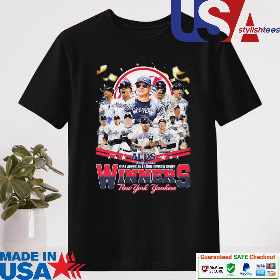 Official New York Yankees ALDS 2024 Winners American League Division Series Signatures Shirt