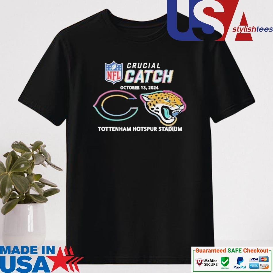 Official Official Chicago Bears Vs Jacksonville Jaguars NFL Crucial Catch October 13, 2024 Shirt