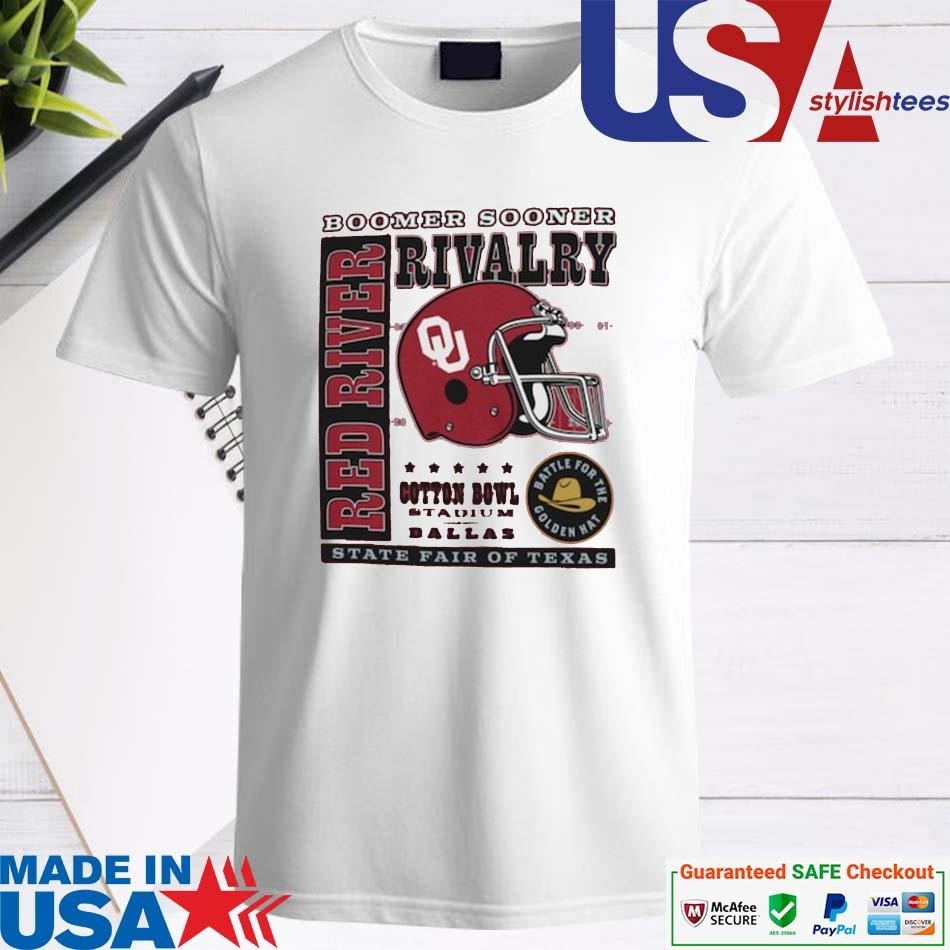 Official Oklahoma Sooners Champion Red River Rivalry Slogan T-shirt