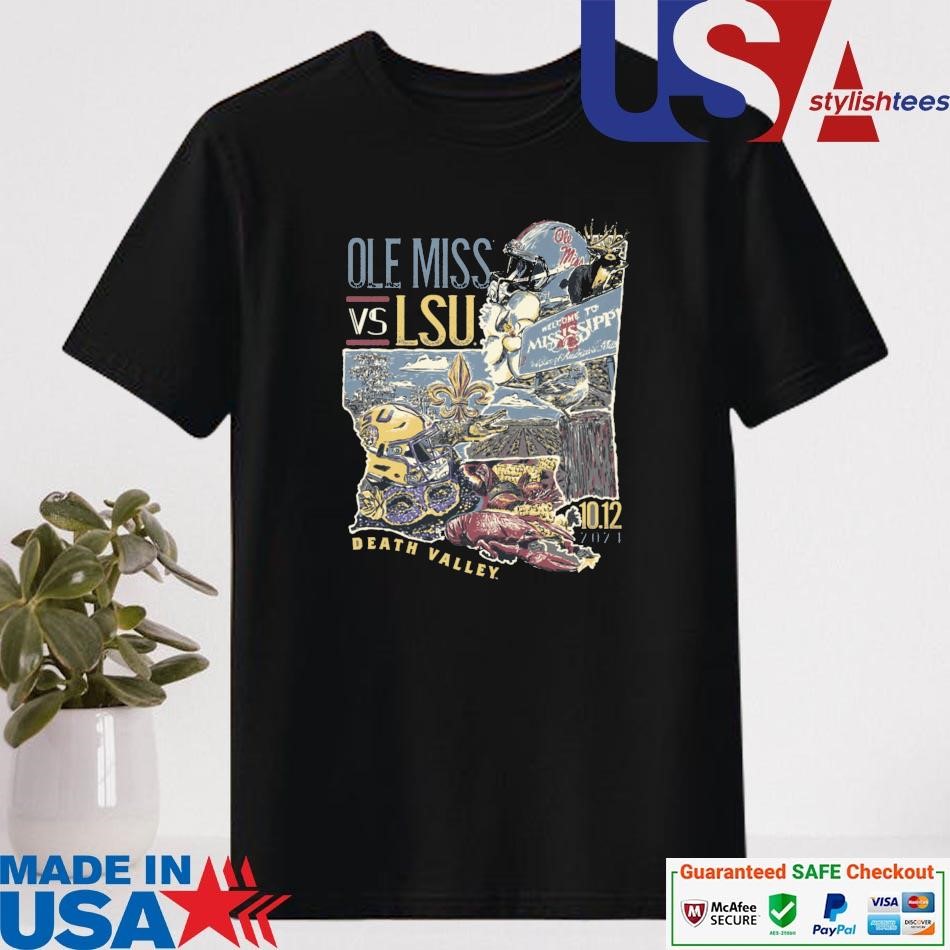 Official Ole Miss Rebels Vs LSU Tigers Death Valley 2024 Gameday Shirt