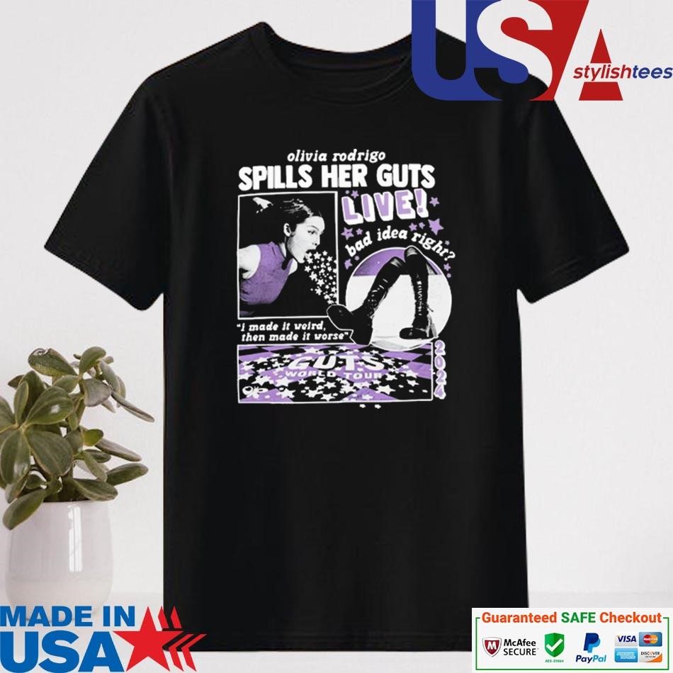 Official Olivia Rodrigo OR Spills Her Guts Live Shirt