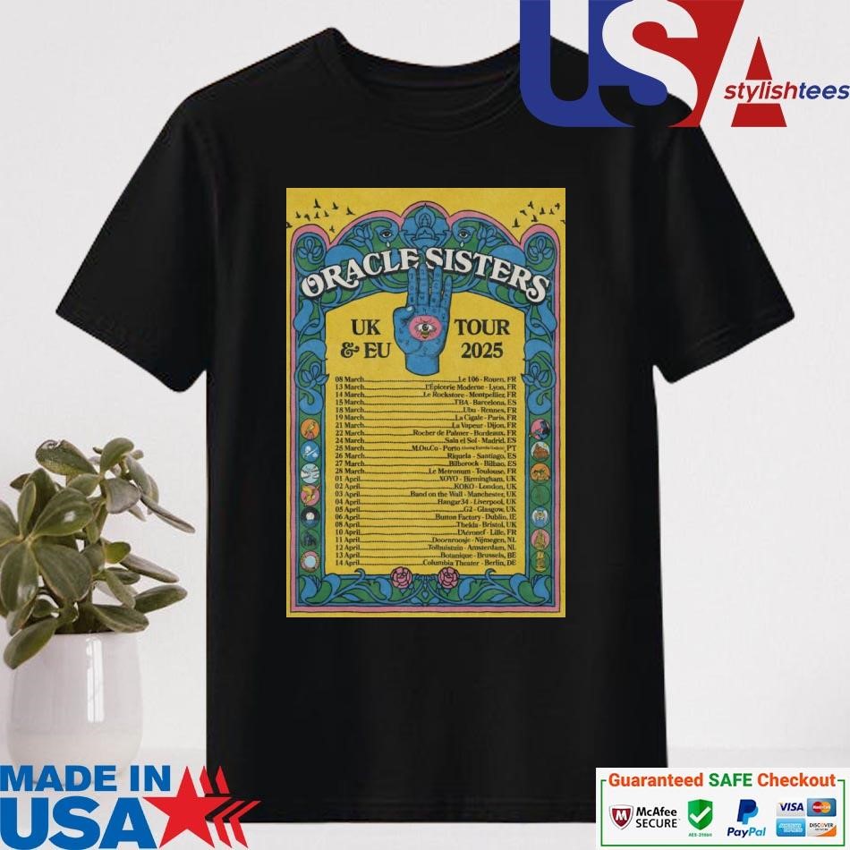 Official Oracle Sisters UK & EU Tour 2025 Shirt