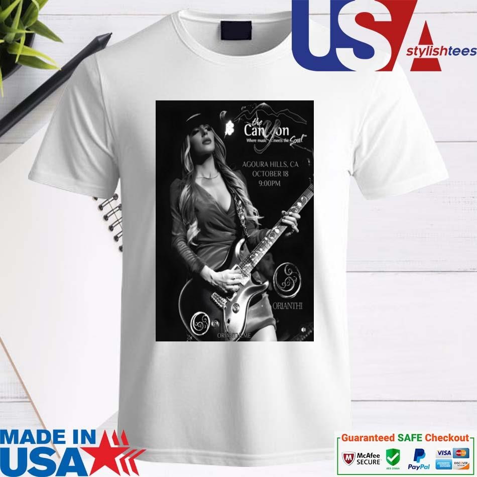 Official Orianthi The Canyon Oct 18 2024 Agoura Hills, CA Concert Shirt