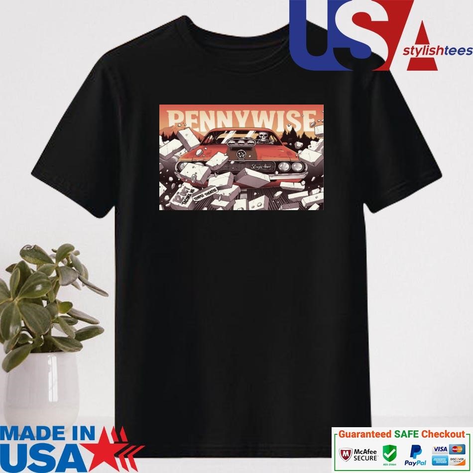 Official Pennywise Temple Theatre Tacoma, WA Oct 12 2024 Tour Shirt